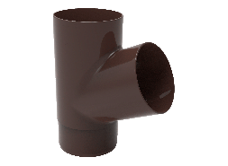 ТН МАКСИ 152/100 мм, тройник водосточной трубы, коричневый, шт.